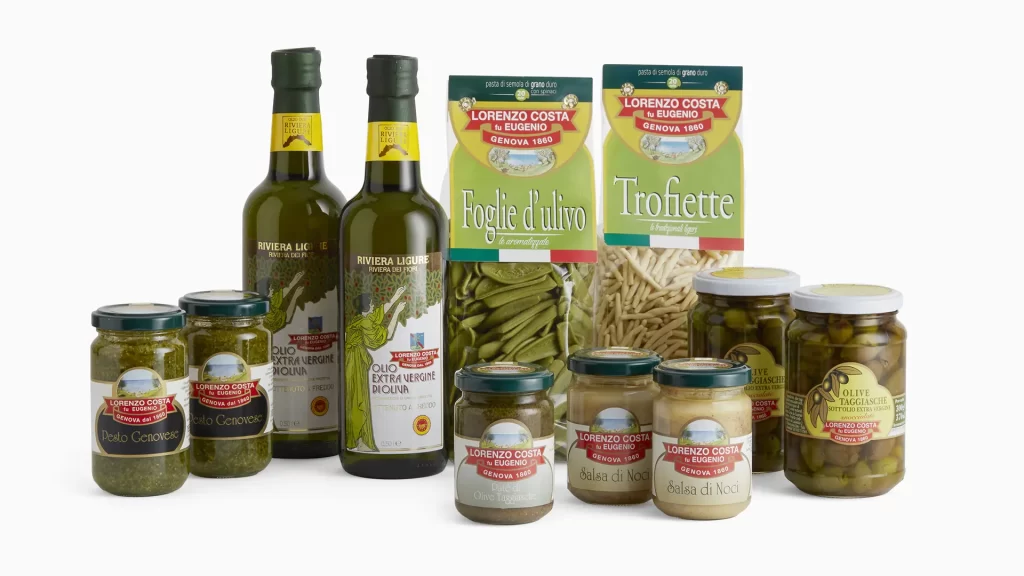 Olio Costa gamma prodotti